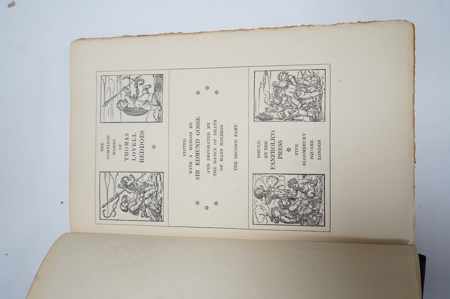 Wilde, Oscar - De Profundis. 1st trade edition. half title, Methuen's 40pp. catalogue (March 1905); original gilt ruled pictorial cloth, gilt top and other edges uncut. 1905